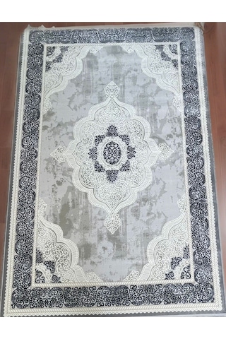 Mihra Halı % 100 Akrilik Sık Dokuma Lacivert Salon, Oturma Odası Halısı