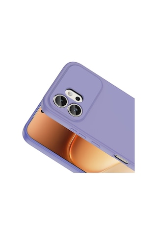 Vendas Honor 600 5g Kılıf Zore Mara Lansman Kapak + Cam Ekran Koruyucu Lila