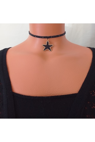 miyuki yıldız choker Gümüş
