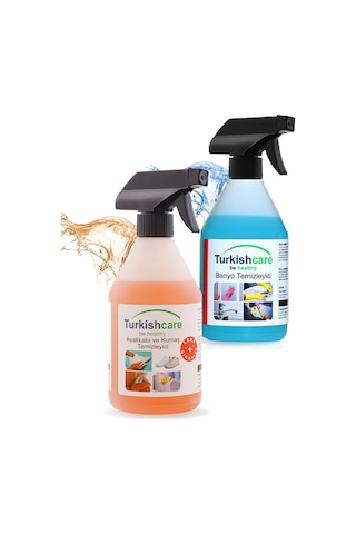 Ayakkabı Ve Kumaş Temizleme 500 ML+ Banyo Temizlik Spreyi Ve Çok Amaçlı Sünger 500 ML