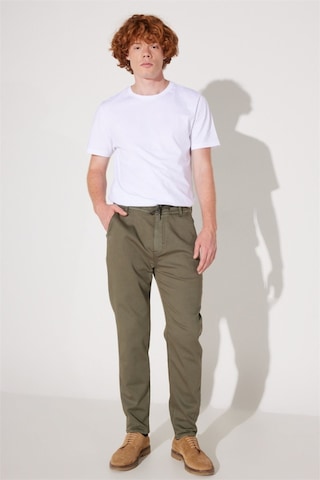Lee Erkek Slim Fit Normal Bel Haki Jogger Pantolon - Lm043002801
