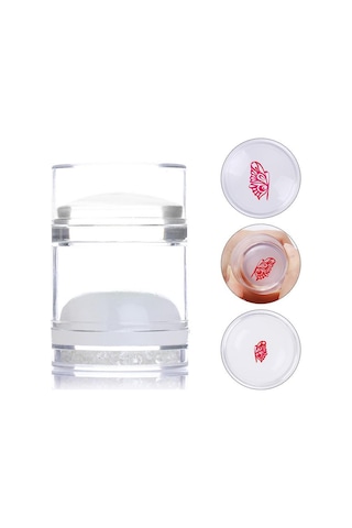 Çift Silikonlu Stamping Baskı Ve French Uygulama Mühürü 009