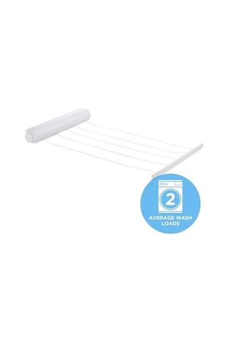 Minky Homecare - Vt20600102 5 Line Geri Çekilebilir Çamaşır İpi, 21,9 M, Beyaz Diğer