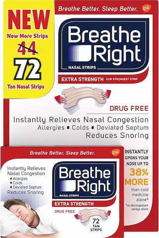 Breathe Right Extra Strength Burun Bandı Ten Rengi 72 Adet