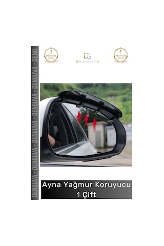 Aynakoruyucu Araba Yan Ayna Yağmur Koruyucu Estetik Karbon Tasarım Koruyucu Siper Karbon Desenli