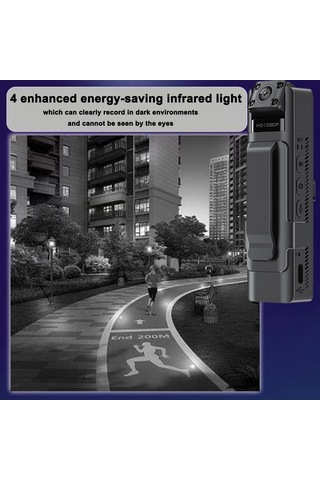 Yüksek Netlik Aksiyon Kamerası Wifi Modüllü Taşınabilir Siyah Siyah