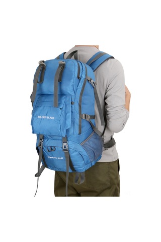 Yunboo 45l Dayanıklı Nylon Sırt Çantası - Su Geçirmez, Ayarlanabilir Askılı, Bol Bölmeli Kırmızı