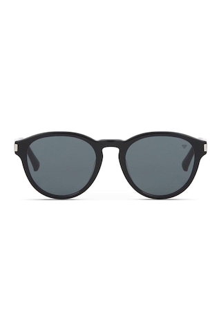 Blancia Bc1386 C2 52 Unisex Oval Siyah Kemik Güneş Gözlüğü Siyah