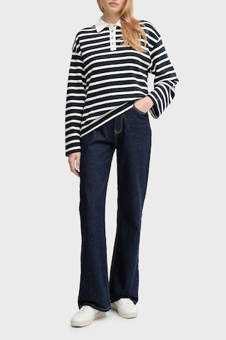 Tommy Hilfiger Bayan Polo Yaka Sweat Ww0ww47457 0y7 Lacivert-beyaz Lacivert-beyaz