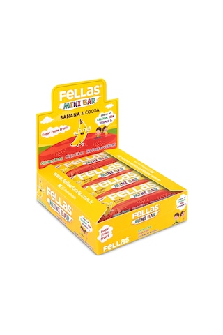 Fellas Muz ve Kakaolu Mini Kids Bar 12 x 28 G