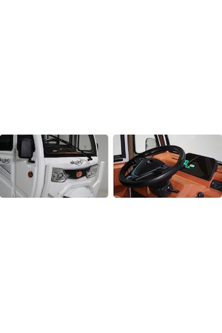 Skyjet Re-Van Pro Elektrikli Moped Beyaz