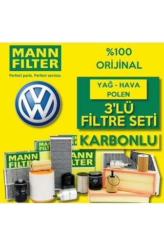 Vw Passat 1.4 Tsi Mann-Filter Filtre Bakım Seti 2011-2014