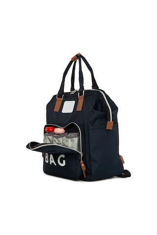 Bagmori Baby Bag Baskılı Cepli Anne Bebek Bakım Sırt  Çantası