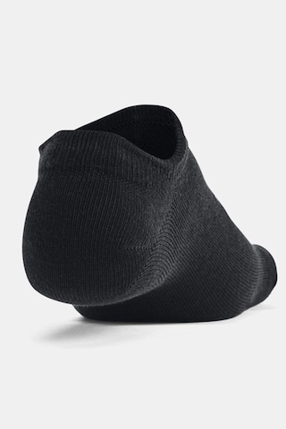 Under Armour Ua Essential No Show 6pk Unisex Çorap Siyah