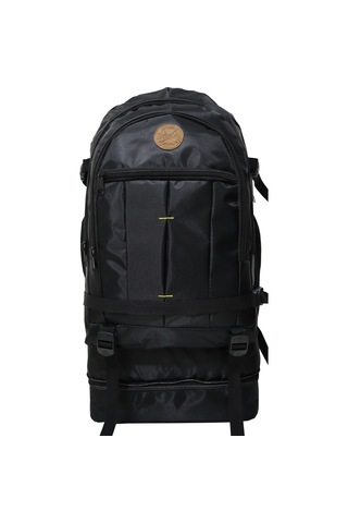 Season Mountaıner 90 Litre Körüklü Dağcı Unisex Sırt Çantası Büyük Hacimli Kamp & Outdoor Çanta Siyah