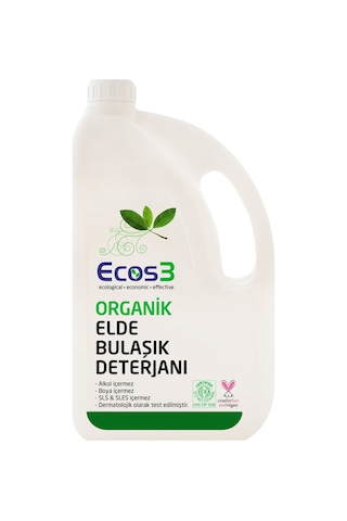 Ecos3 Organik Elde Bulaşık Deterjanı 2500 Ml