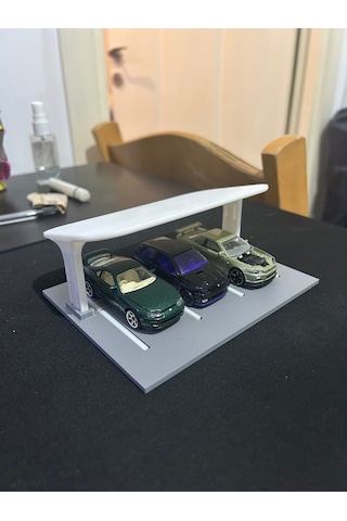 Reborn 3d 1/64 Ölçek Diorama Araba Standı Çok Renkli