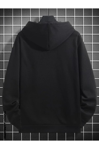 Altamira Erkek Geyik Baskı Kapüşonlu Sweatshirt 001