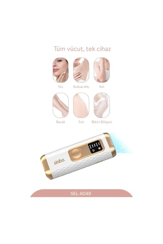 Sinbo Sel-6049 Buz Lazer Epilatör Ve Epilasyon Cihazı 5 Farklı Mod Lcd Ekran Tüm Vücut Uygun Ipl