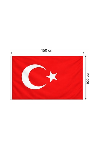 100x150 Cm Alpaka Kumaş Türk Bayrağı Büyük Boy Dayanıklı Bayrak İç Ve Dış Mekan Kullanımı Tek Ebat