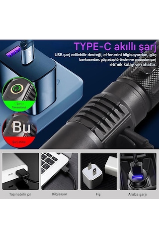 30w 365nm Profesyonel Güçlü Mor Uv Işık Para Kontrol Feneri Uv La