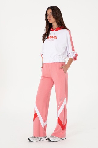 U.S. Polo Assn. Kadın Pembe Modal Karışımlı Loose Fit Eşofman Altı 50300717-VR041