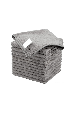 Konesam Mikrofiber Temizlik Bezi, Süper Emici, Yagli Yüzeyler İçin Uygun, Ev Ve Araç Temizliğinde Kullanılabilir, 12 Adet