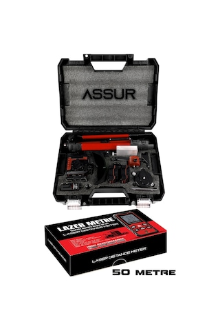 Lazer Metre + 360 16 Köşe Otomatik Hizalama Tripod'lu Lazer Metre Hizalama-3179