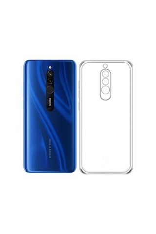 Kvy Xiaomi Redmi 8 Kamera Korumalı Süper Silikon Kılıf