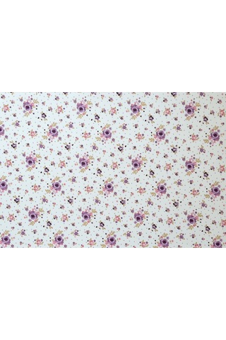 %100 Pamuk Yastık Kılıfı 50x70 Mor - Pembe