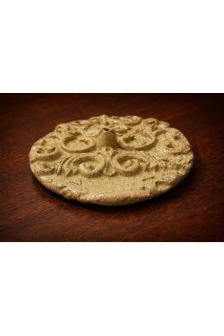 Cogo Seramik El Yapımı Stoneware Seramik Tütsülük Doğal Dokulu, Ev & Meditasyon Kullanımına Uygun