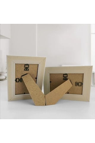 Novahub Beyaz Ahşap Resim Çerçevesi - Vintage Portre Fotoğraf Çerçeveleri - 8 İnç Evlilik Yıldönümü Retro Manzara Posteri