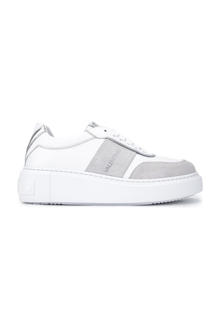 Mario Valentino Kadın Hakiki Deri Beyaz Sneakers & Spor Ayakkabı 1040 91b2213 Bn Ayk Sk25-26 Bıanco/argento