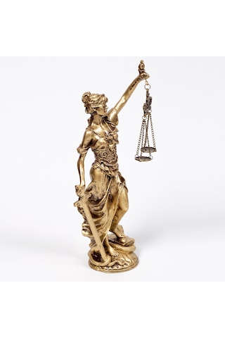 18cm Themis Heykeli Ofis Hediyesi Adalet Biblosu Avukata Hediye Biblo