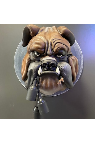 Duvar Buldog Köpek Lamba Aydınlatma