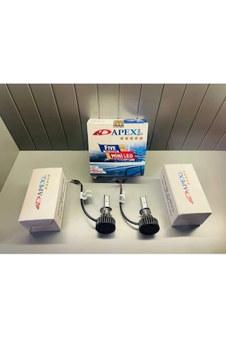 Fıve Star H4 Mını Led Xenon H4 Slım Led Şimşek Etkili