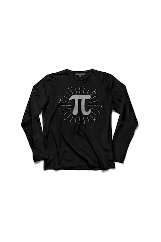 Pi Sayısı 3,14 3.14 Günü 14 Mart Matematik Uzun Kollu Tişört Baskılı Çocuk T-shirt 001
