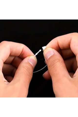 El Geçmeli Şeffaf Kılçık 2,4"inç / 6,10cm (1pk-500 Adet)