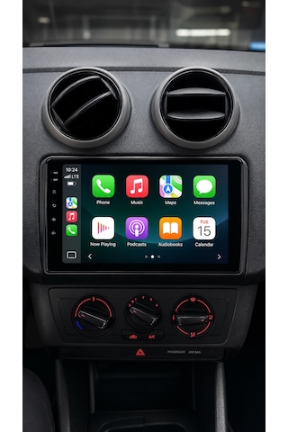 Seat Ibıza 2016 9" 6gb Ram 128 Gb Hafıza Android Multimedia Carplay Geri Görüş Kamerası Hediye 9"
