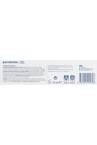 Diş Eti Bakımı Tam Koruma Diş Macunu 75 Ml 3 Paketi