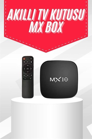 Mx Box Android Tv Medya Oynatıcı 4k Ultra Hd Ses Görüntü Kaliteli