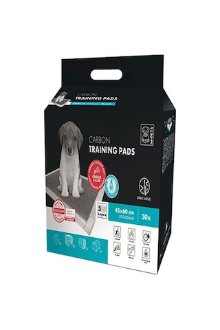 M-pets Karbonlu Köpek Çiş Eğitim Pedi 30lu 45x60 Cm 244-72027.02