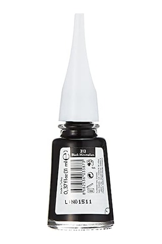 Klasik Parlak Bitişli Yüksek Pigmentli Oje Nail Enamel 313 Black Minimalism New 2 Paketi Diğer