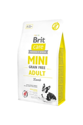 Brit Care Mini Irk Kuzu Etli Yetişkin Köpekler İçin Tahılsız Hipoalerjenik Kuru Mama 7 KG