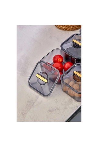 Depokon Antasit Gold 5 Lı Kahvaltı Seti 6 Kişilik Antrasit