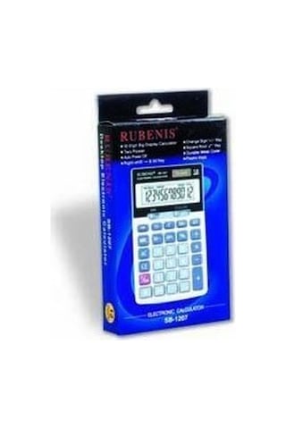 Rubenis Sb-1207 12 Hane Hesap Makinesi Çok Renkli