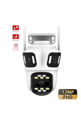 Wifi Kamera 3 Ekran Güvenlik Kamera Otomatik Takip Hareket