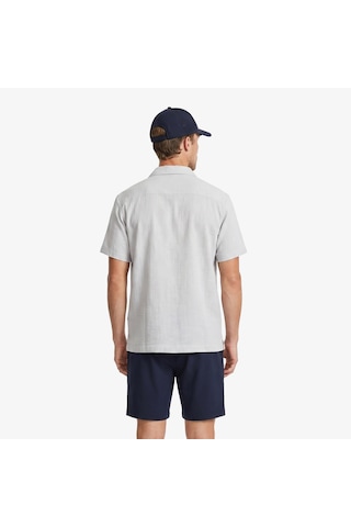 Nautica Erkek Gri Regular Fit Kısa Kollu Gömlekdüzw65460t