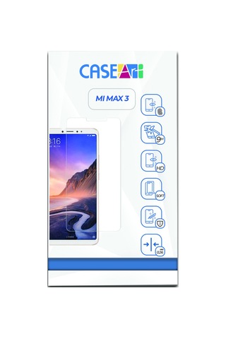 Xiaomi Mi Max 3 ile Uyumlu Ekran Koruyucu Kırılmaz Cam
