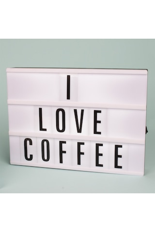 Işıklı Harfli Dekoratif Led Pano Lightbox Kişiye Özel (522382723)